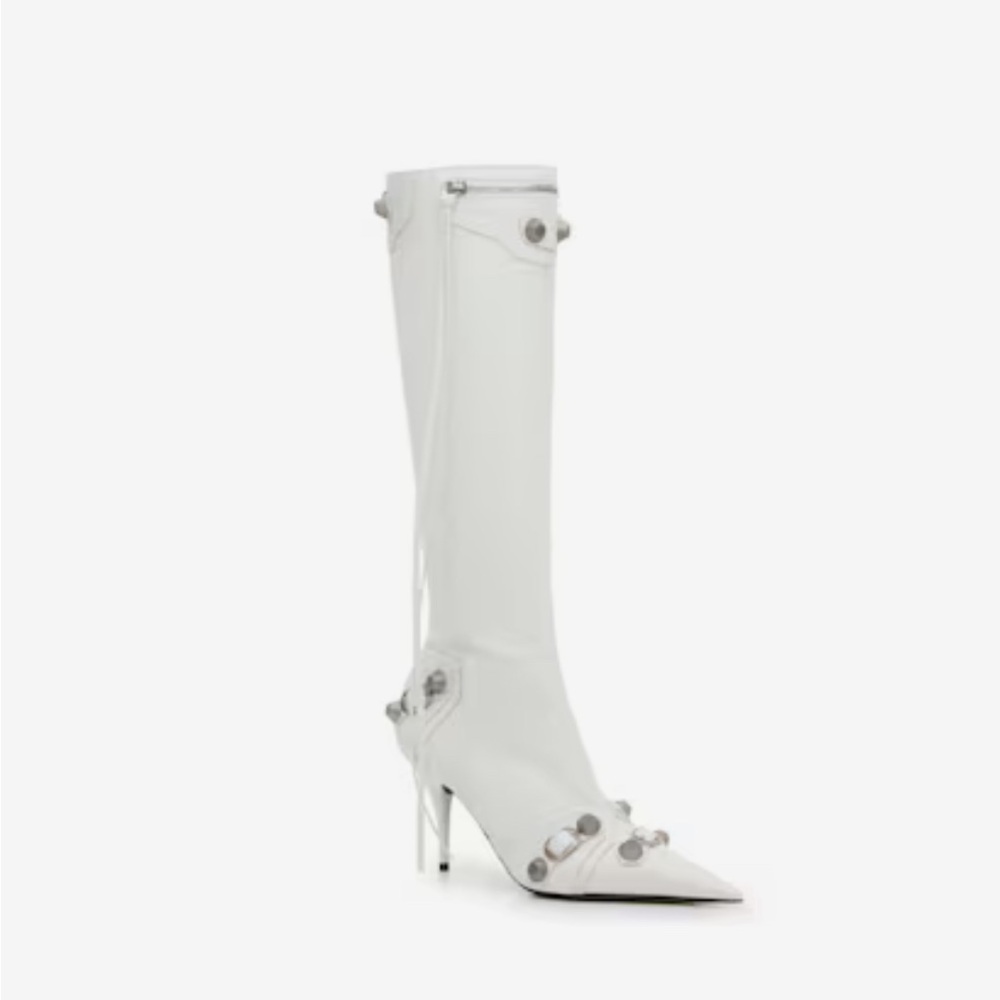 Balenciaga WHITE Cagole Boot 39.5 BRAND NEW